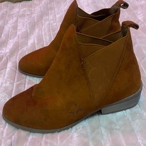 Brown Chelsea ankle boots